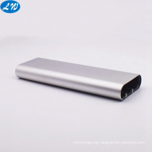 High precision customized CNC drilling extruded sanding aluminum power bank case